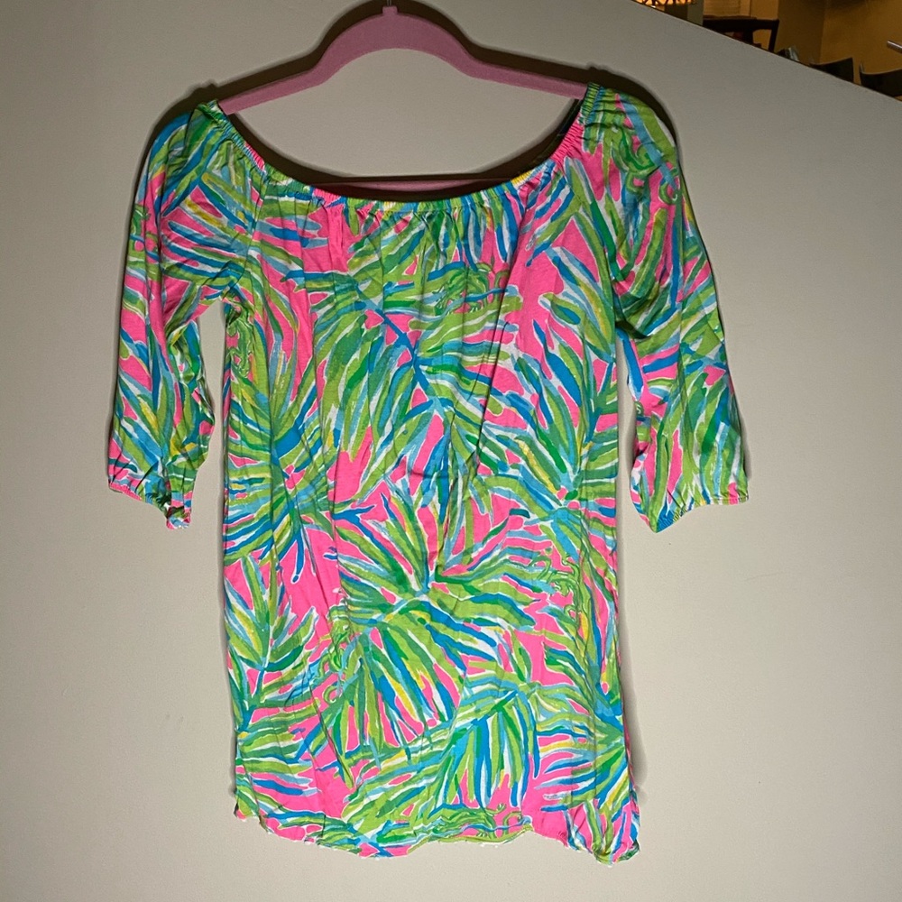 Girls Lily Pulitzer Off the Shoulder Dress!